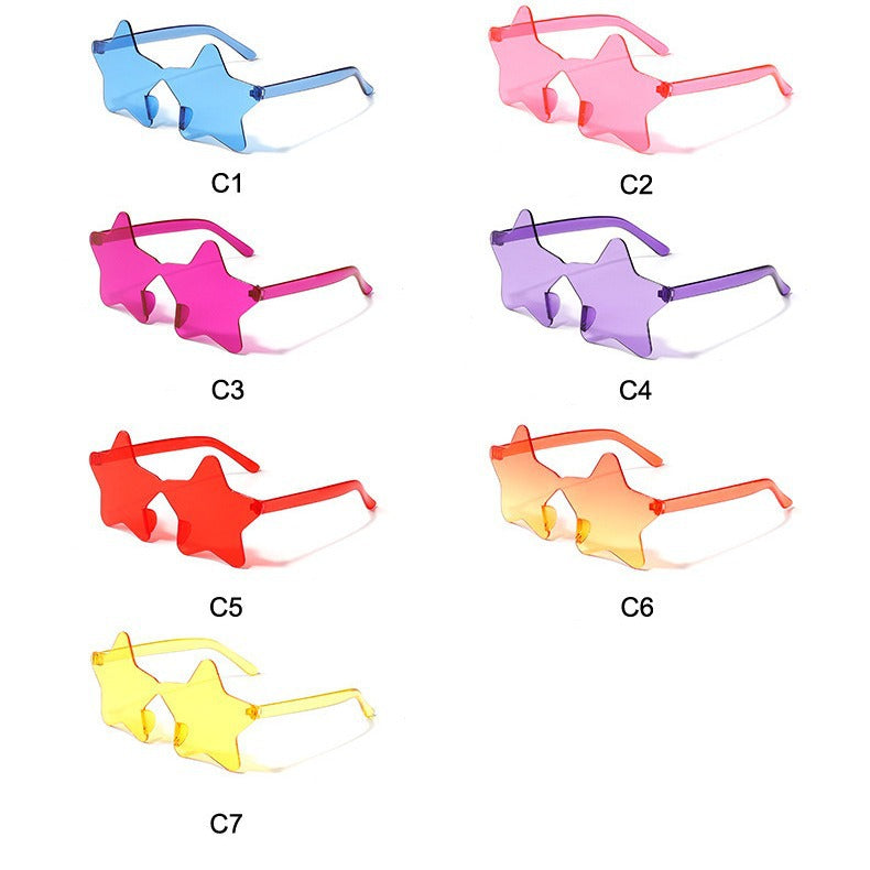 Damen Star-Shaped Sonnenbrille Karnz