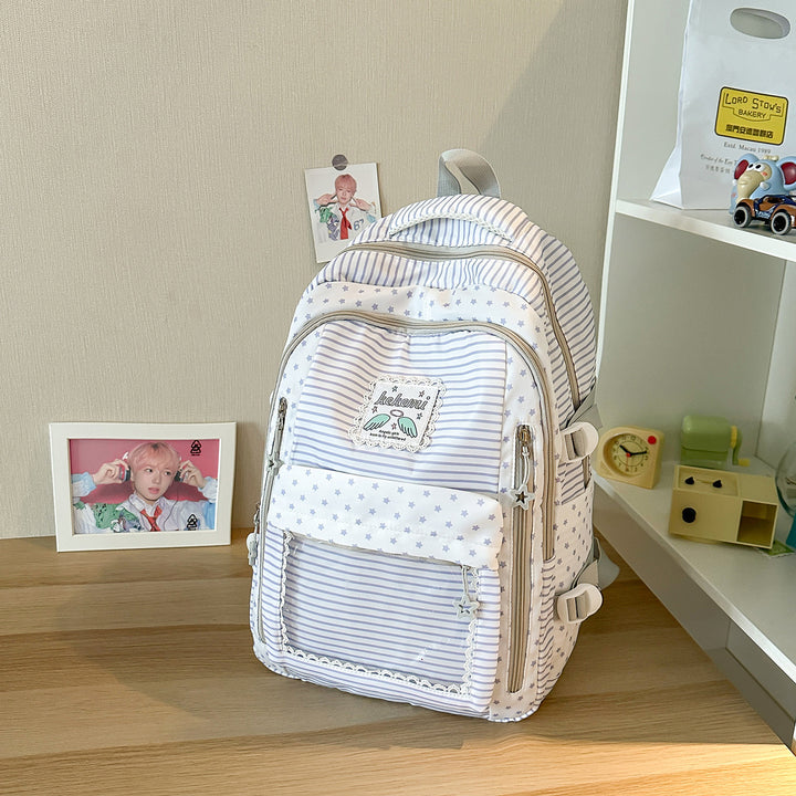 Niedlicher schulrucksack mit sternenmuster Karnz