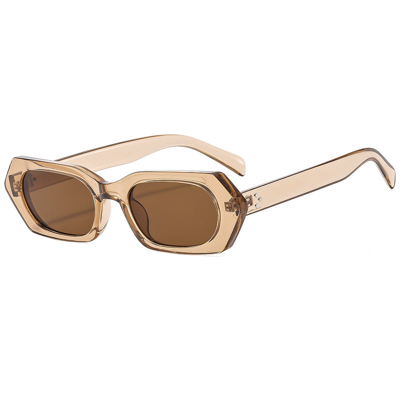 Damen modische Sonnenbrille mit stylish geometrischem Design Karnz