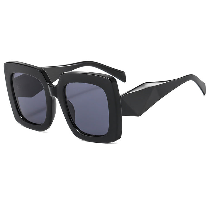 Damen stilvolle Sonnenbrille mit markantem Rahmen Karnz