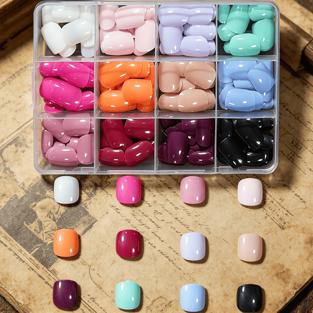 Vielseitiges Soft Gel Nagel Tip Set Karnz