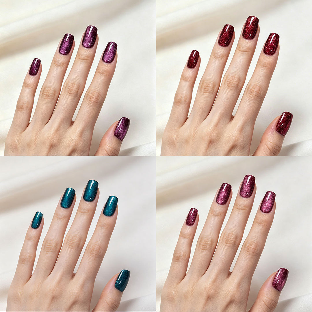 Glänzendes Acryl Press-On Nagel Set