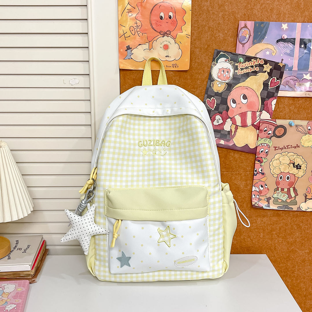Charmanter Karomuster-Rucksack Karnz