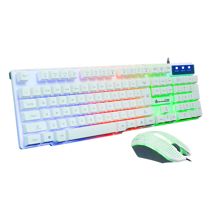 Gaming-Tastatur und Ergonomische Maus mit Schnellere Reaktionszeiten Karnz