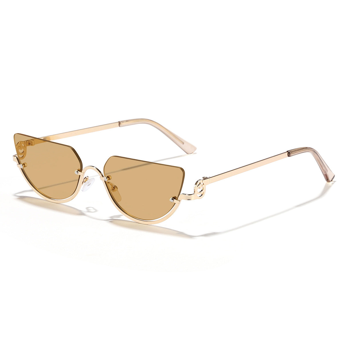 Damen Design-Sonnenbrille mit innovativem Cat-Eye-Rahmen Karnz