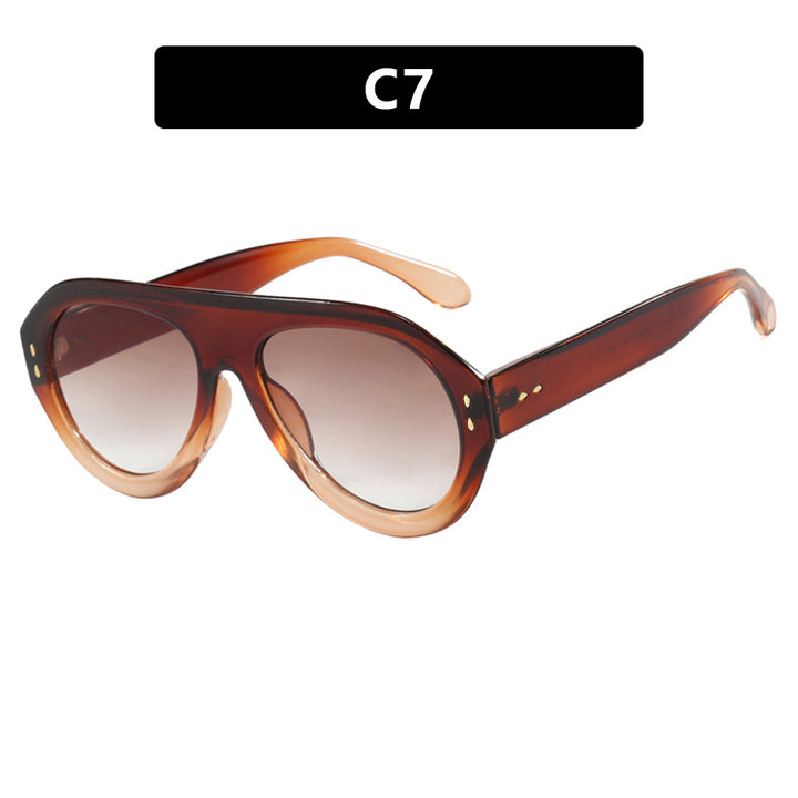 Damen modische Sonnenbrille mit extravagantem Design Karnz
