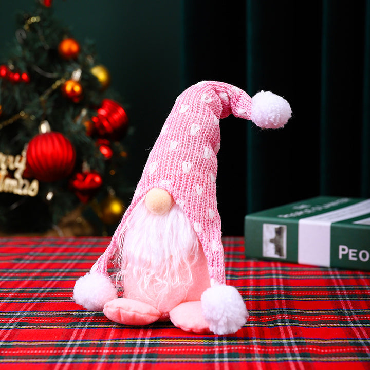 Dekorative Weihnachtsgnom Figur Karnz