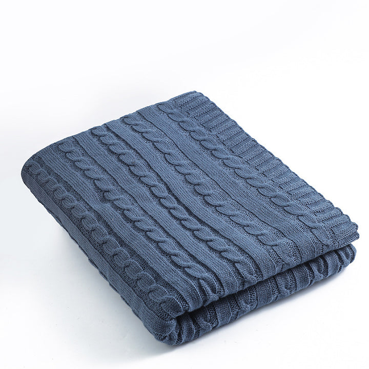 Home Gemütliche Strickdecke