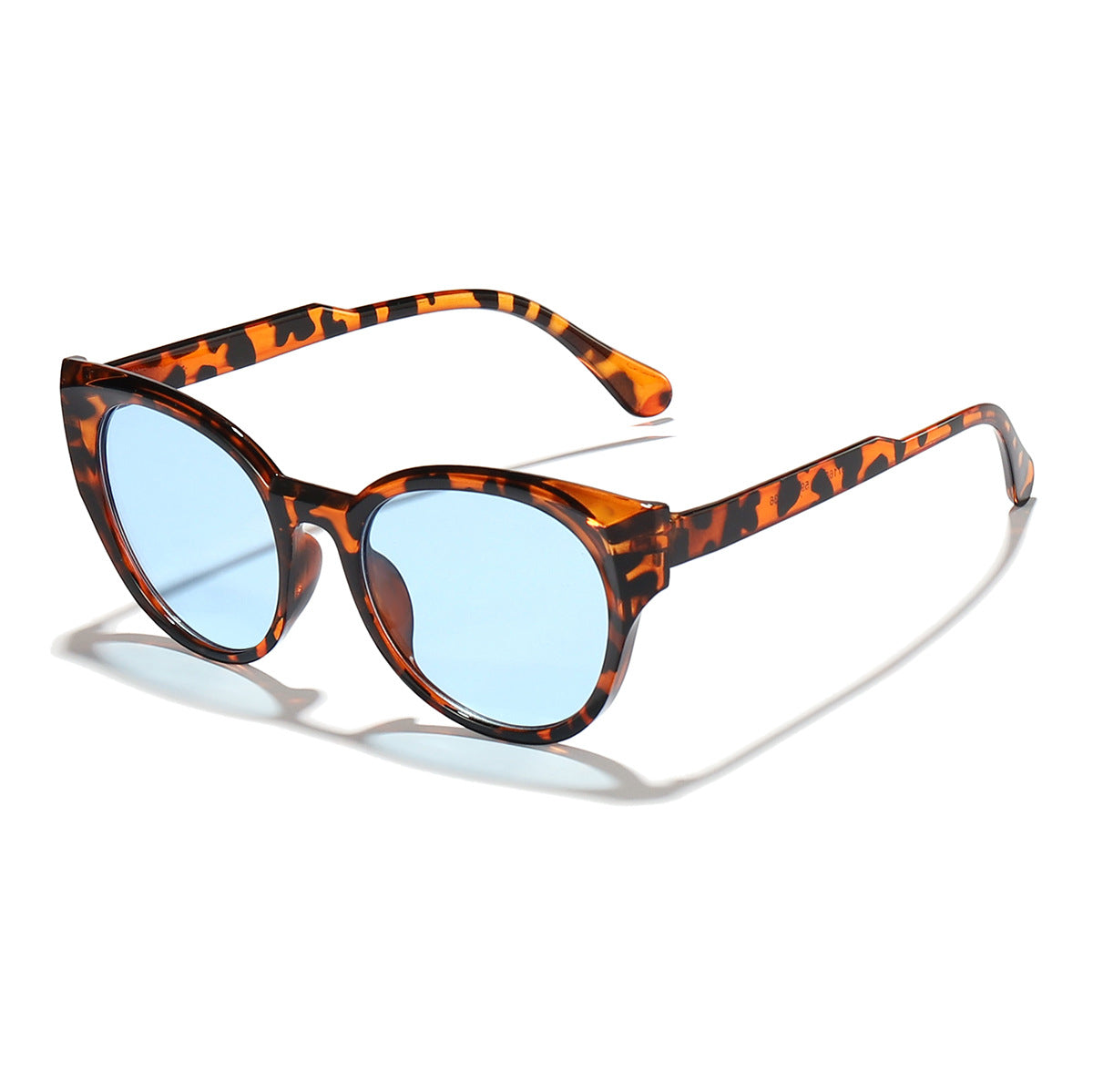 Damen stilvolle Sonnenbrille mit elegantem Transparentrahmen Karnz