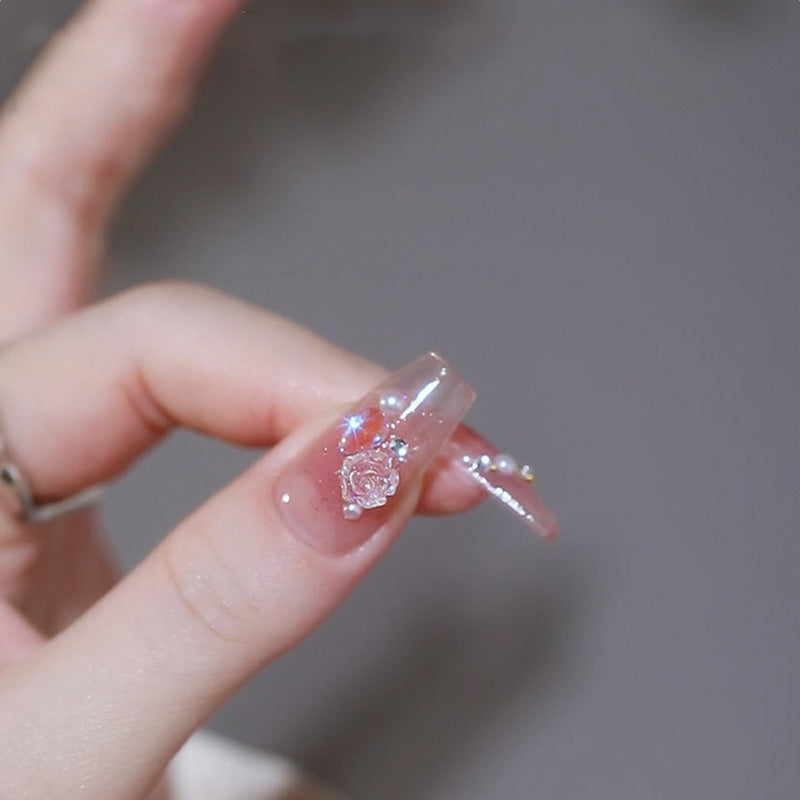 Elegantes Press-On Nagelset  1790956126
