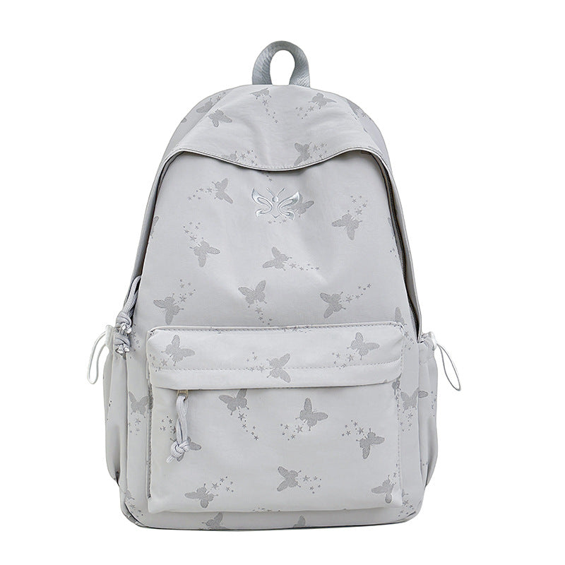 Butterfly-Print Leichter Rucksack