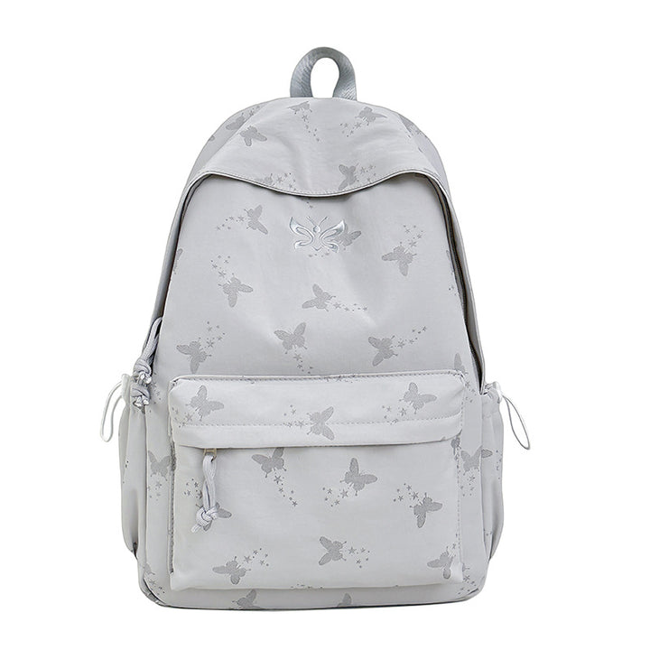 Butterfly-Print Leichter Rucksack