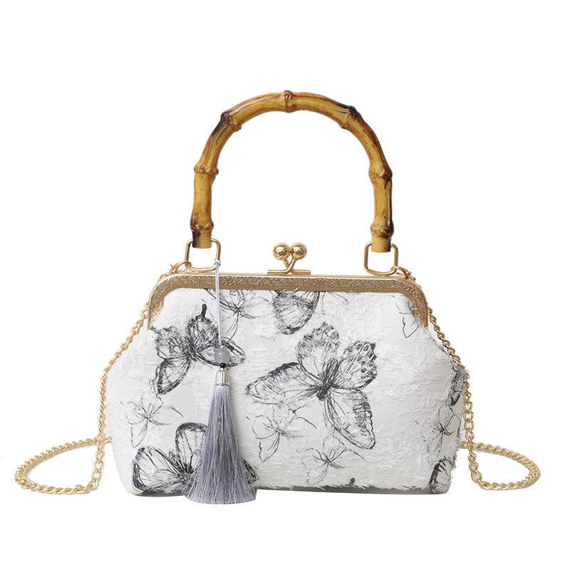 Vintage Floral Handtasche