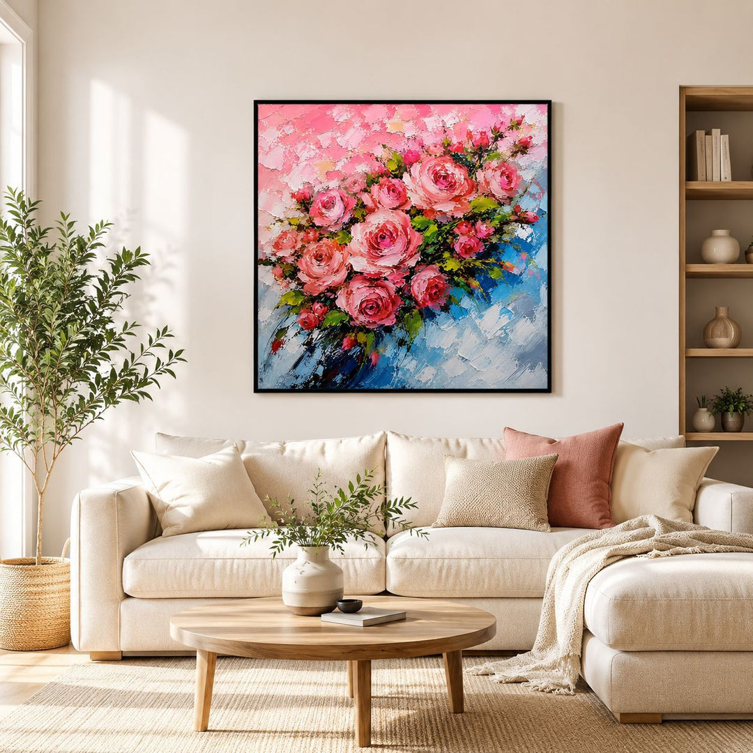 Floral Acryl Wandkunst