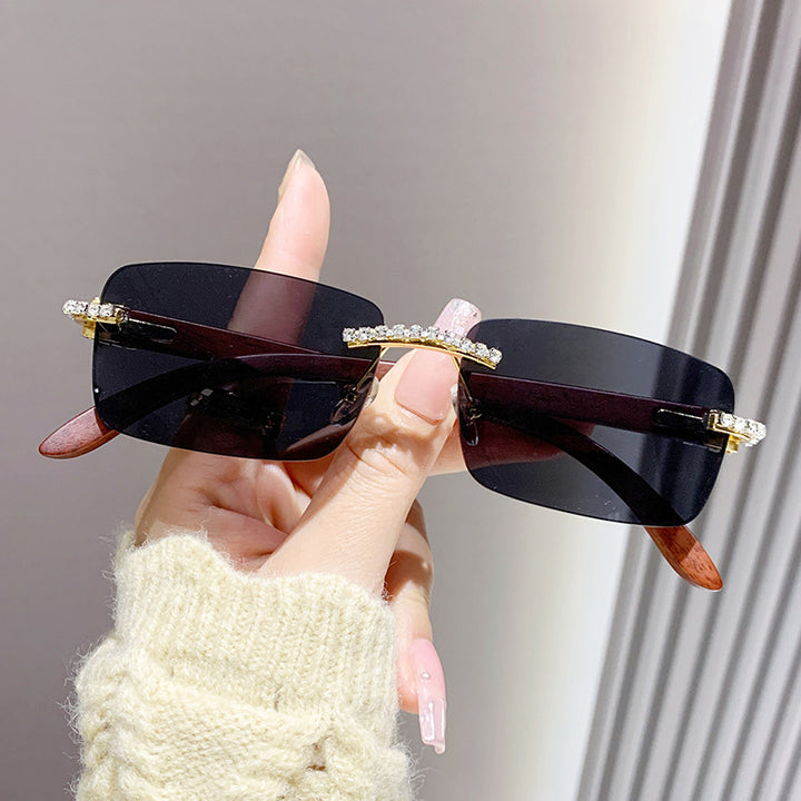 Damen elegante Sonnenbrille mit einzigartigem Rahmen Karnz