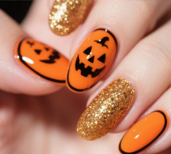 Festive Halloween Nagelkunst Verbesserungen Karnz