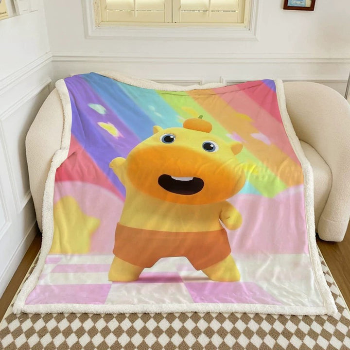 Kinder gemütliche Plüschdecke Karnz