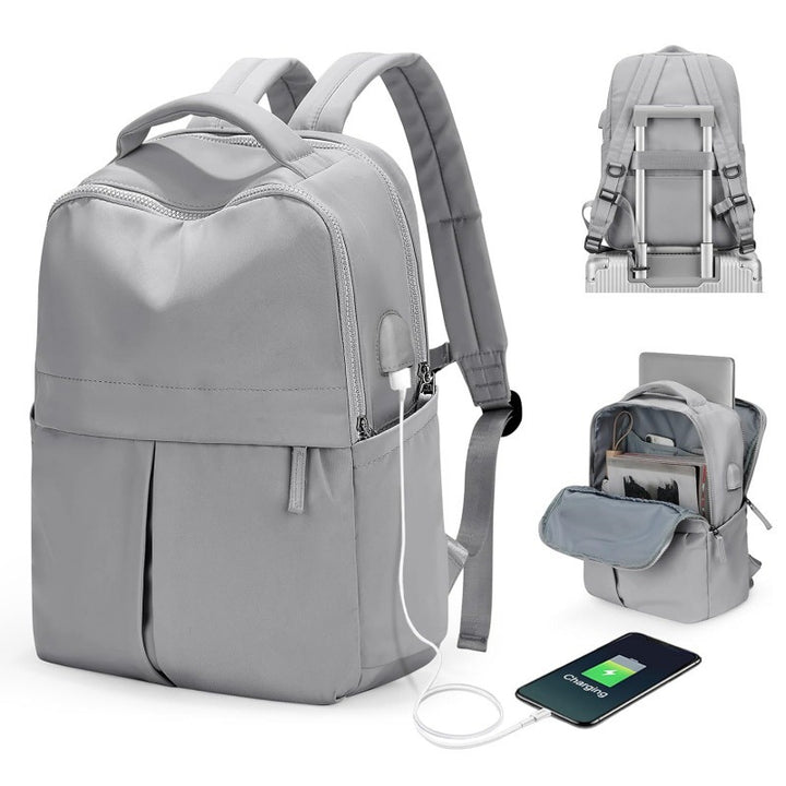 Multifunktionaler Laptop-Rucksack mit Usb-Anschluss und Vielseitigen Fächern Karnz