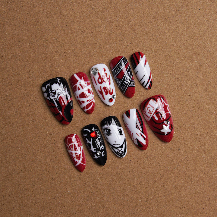 Kreatives Nagelkunst-Set mit einzigartigen Grafiken Karnz