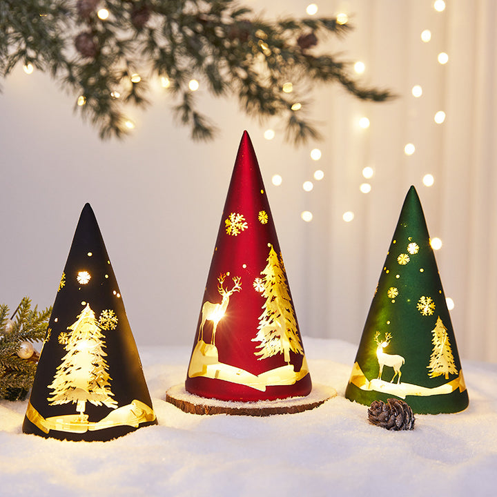Dekorative LED Weihnachtsbaumlaterne