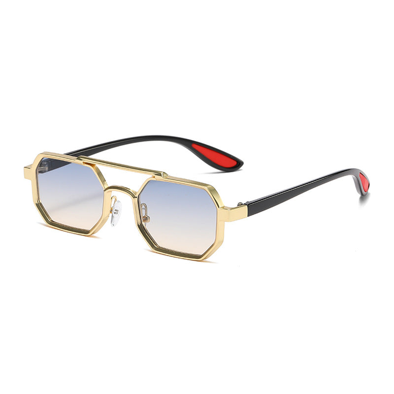Damen modische Designer-Sonnenbrille mit exklusivem achteckigem Rahmen Karnz