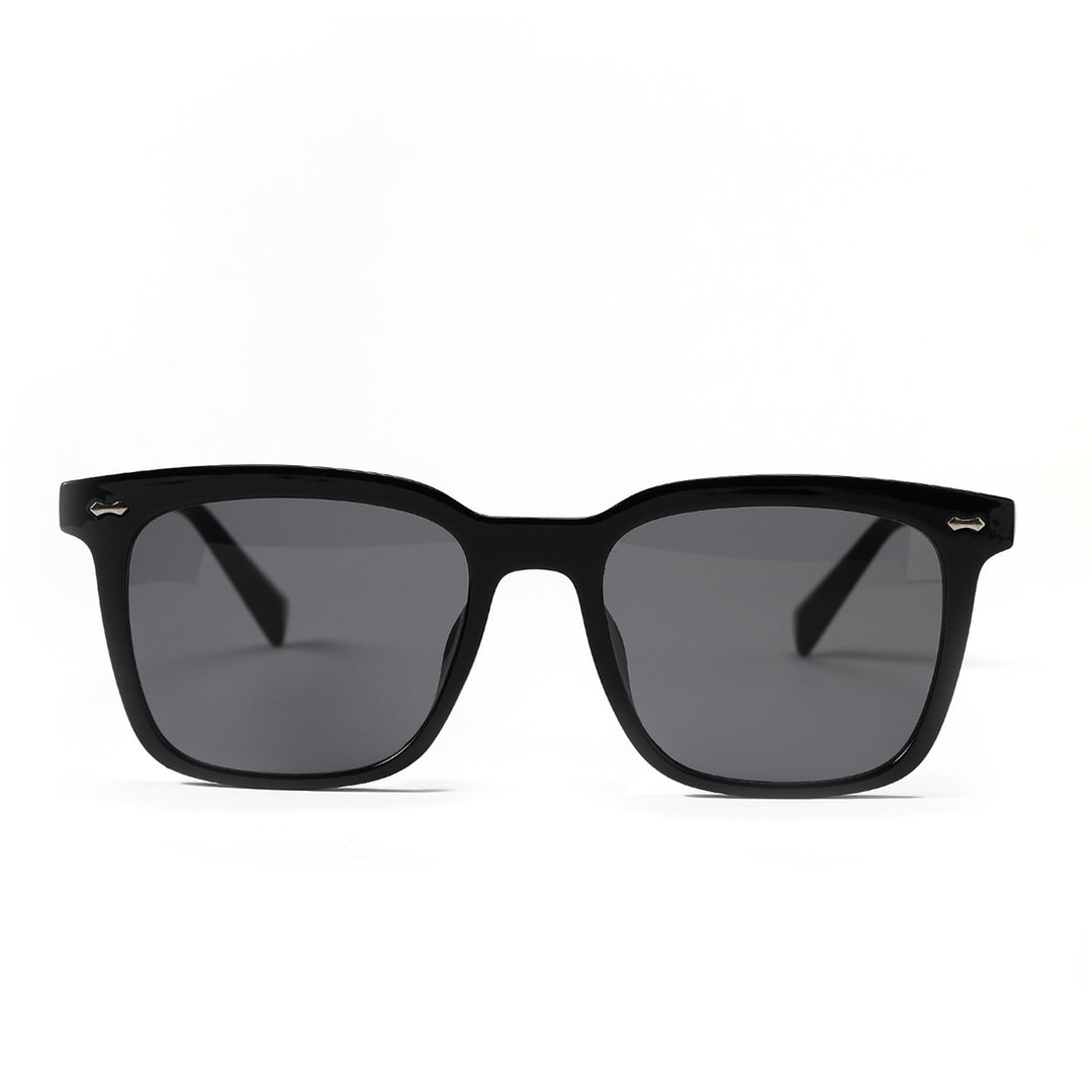Damen quadratische Sonnenbrille mit elegantem Schildpatt-Rahmen Karnz