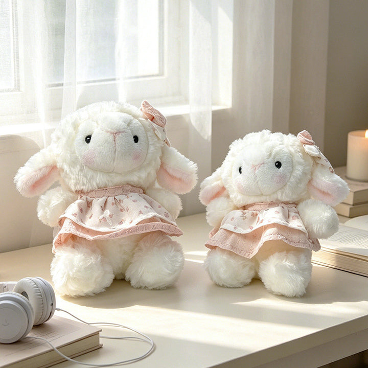 Plüschkaninchen Kostüm Sitzcuddler mit schlappen Ohren und gesticktem Gesicht Karnz