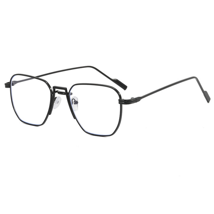 Damen modische viereckige Brille mit minimalistischer Rahmenstruktur Karnz