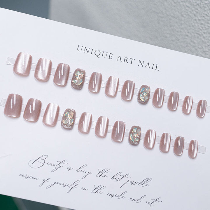 Glitzy Press-On Nagelset