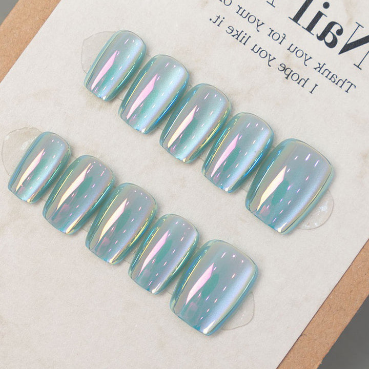 Stylisches Press-On-Nagelset mit schillerndem Finish Karnz