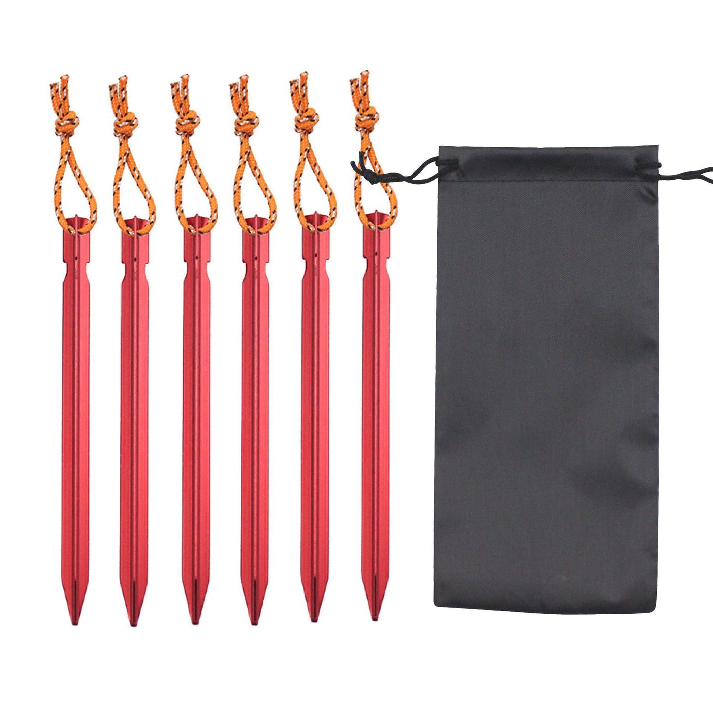 Unisex Aluminium Zeltspitzen Set Karnz