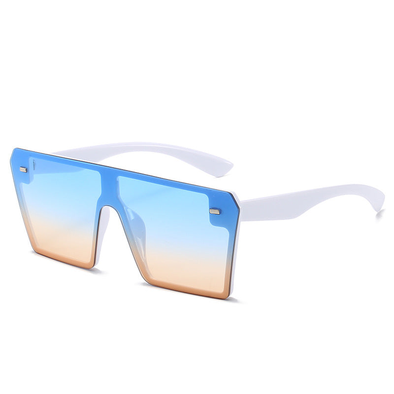 Damen Oversized Sonnenbrille im futuristischen Design Karnz