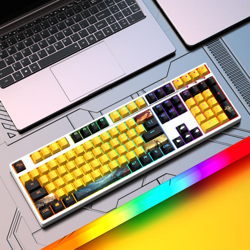 Custom Gaming-Tastatur mit RGB-Hintergrundbeleuchtung Karnz