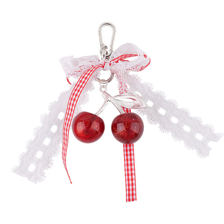 Dekorativer Kirsch-Charms-Schlüsselanhänger Karnz