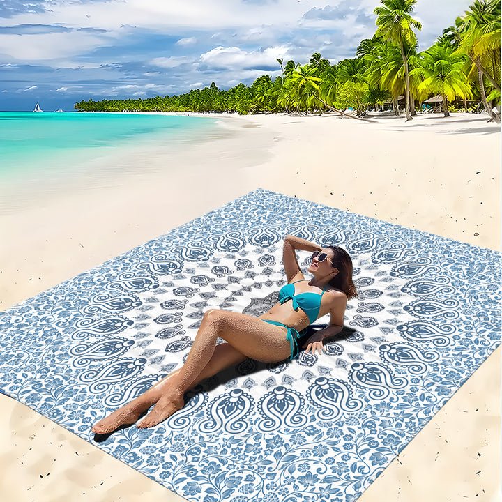 Mandala Design Strandmatte Karnz