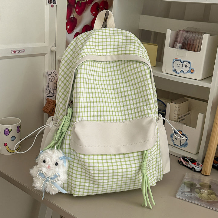 Texturierten Freizeit-Rucksack mit Charm Karnz