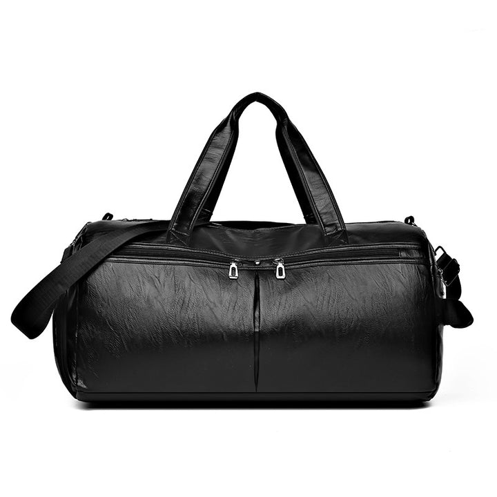 Premium Faux-Leder Übernachtung Duffel Tasche Karnz