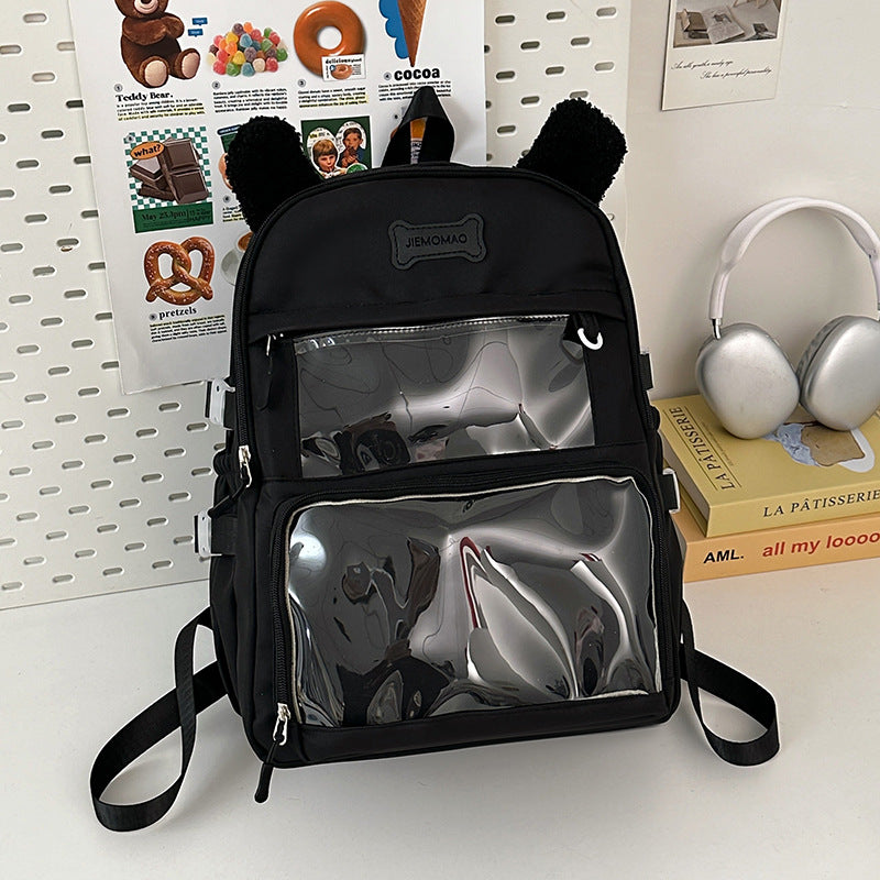 Funky Katzenohr-Design Reflektierender Rucksack