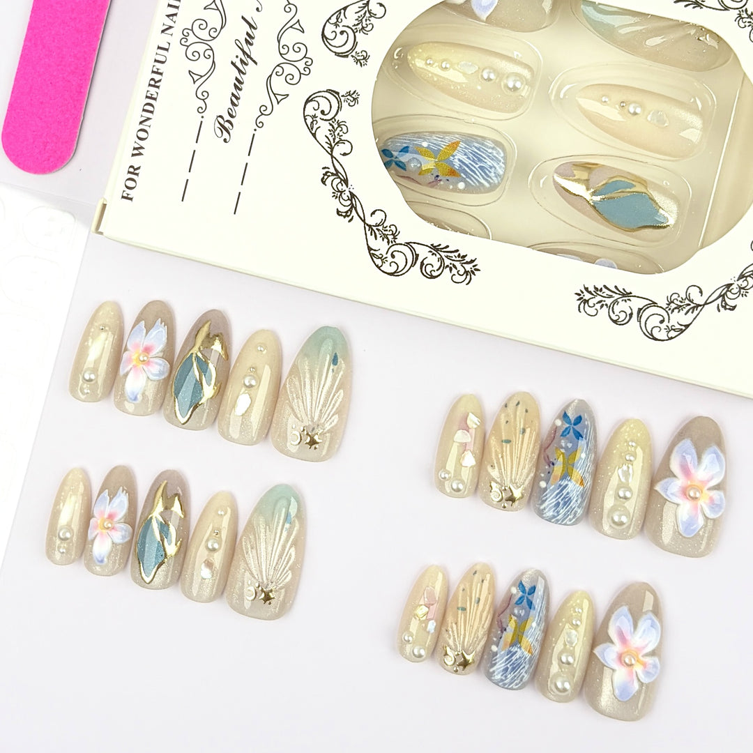 Glamouröse Nagelkunst Folie Karnz