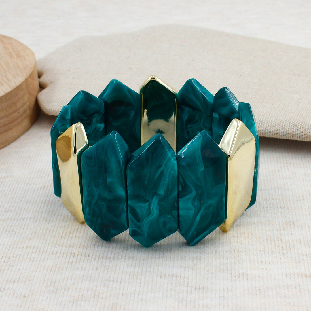 Geometrische Harzarmband Karnz