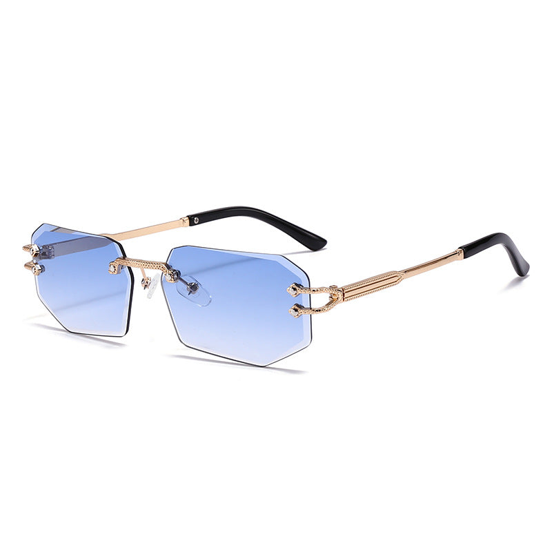 Damen modische Sonnenbrille mit elegantem achteckigem Rahmen Karnz
