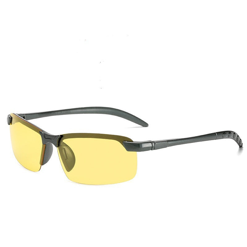 Herren Sportliche Sonnenbrille mit polarisierten Gläsern und flexiblem Rahmen Karnz