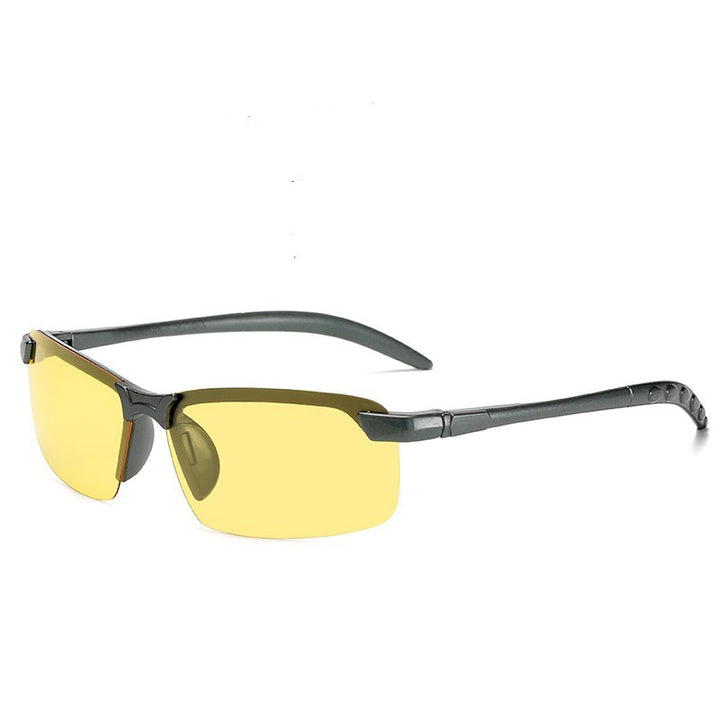Herren Sportliche Sonnenbrille mit polarisierten Gläsern und flexiblem Rahmen Karnz