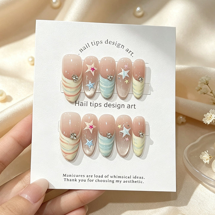 Verspielt Nagelkunst Press-On Set Karnz
