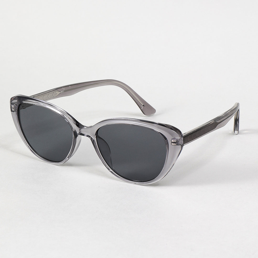 Damen moderne Sonnenbrille mit klassischem Schwung Karnz