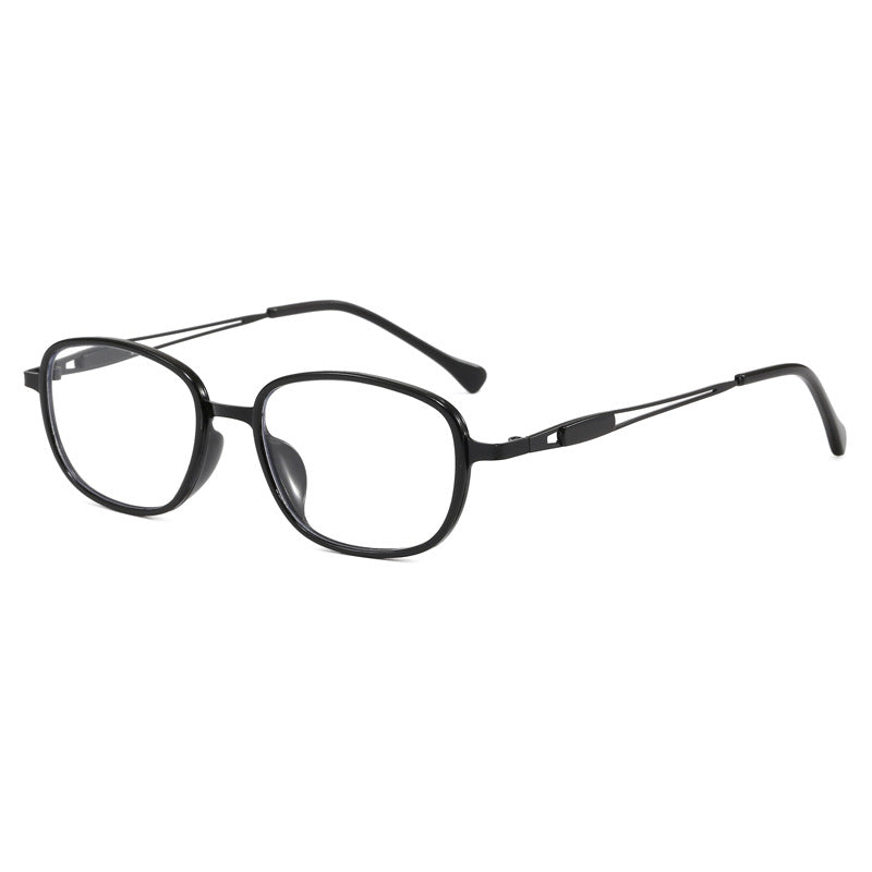 Modische Sonnenbrille mit Quadratischem Rahmen und Schmalem Metallgestell Karnz