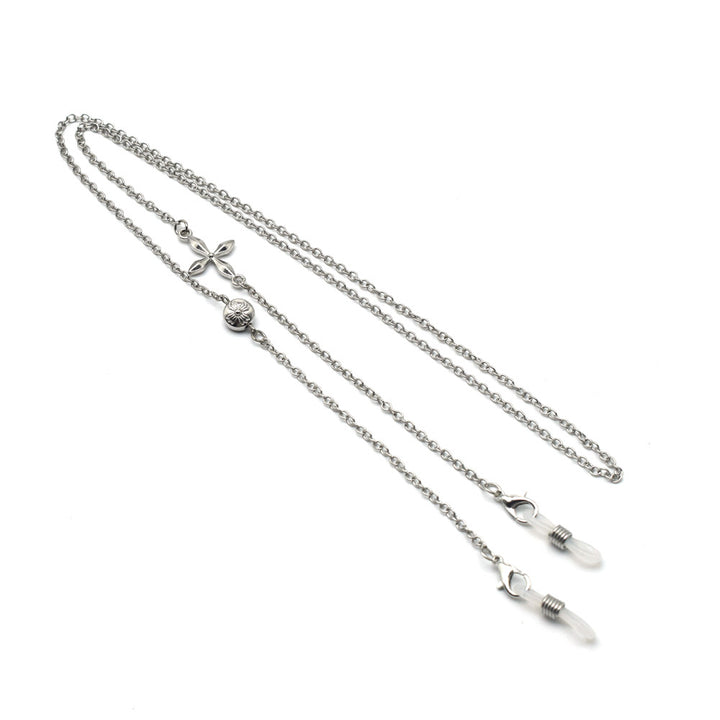Premium Silber Geschichtete Brillen Kette Karnz