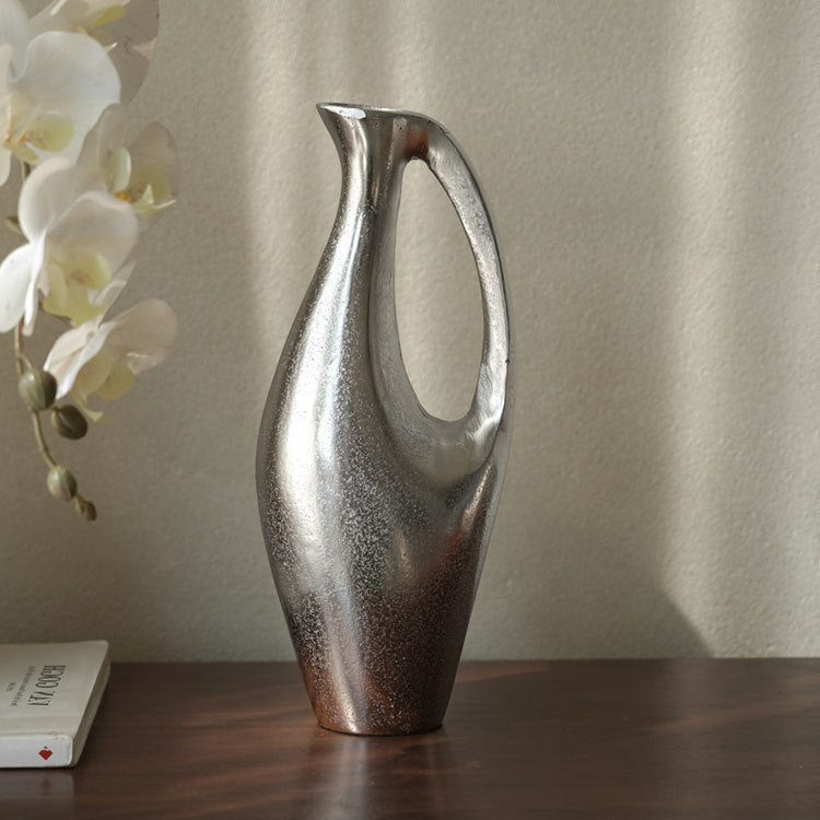 Künstlerische metallische Dekovase