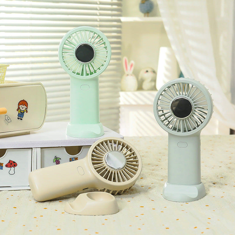 Unisex Tragbarer Tischventilator mit USB-Anschluss und mehreren Geschwindigkeitsstufen Karnz