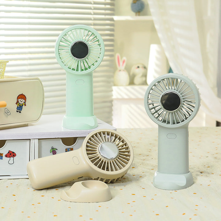 Unisex Tragbarer Tischventilator mit USB-Anschluss und mehreren Geschwindigkeitsstufen Karnz